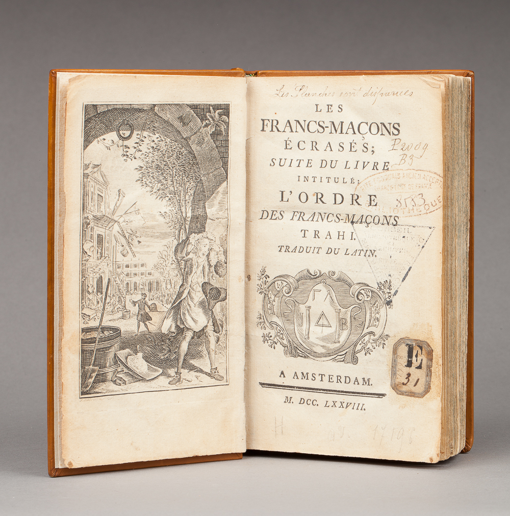 Les francs-maçons écrasés suite du livre intitulé l’ordre des francs-maçons trahis 1778