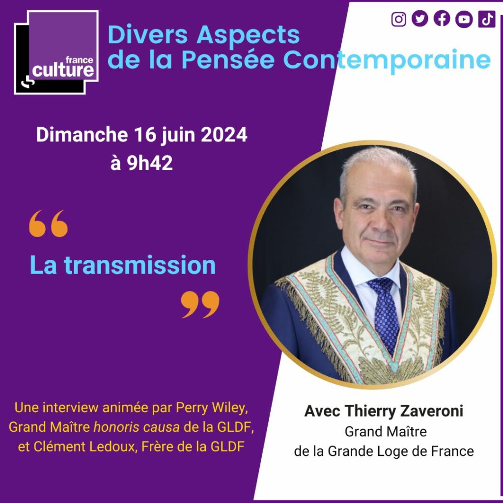 Émission radio du 16 juin 2024 - Grande loge de France