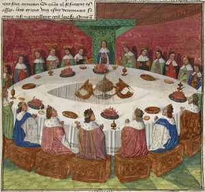 Le roi Arthur, les chevaliers de la Table ronde et le Graal