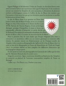 Éclaircissements sur les Pratiques occultes des Templiers, 4e de couv.