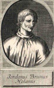Vue d'artiste de Giordano Bruno