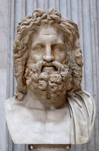 Le buste de Zeus découvert à Otricoli, en Italie