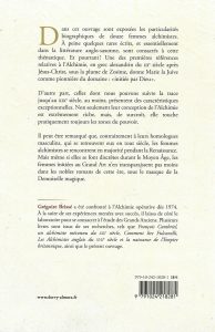 Les Femmes alchimistes, 4e de couv.