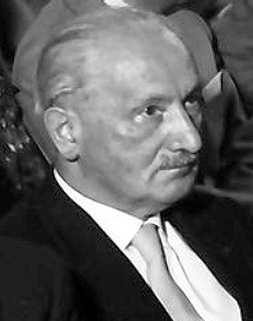 Martin Heidegger, en 1960