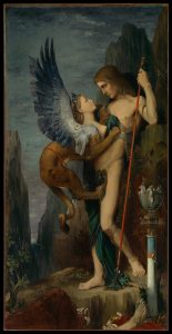 Œdipe et le Sphinx de Gustave Moreau, 1864, Metropolitan Museum of Art