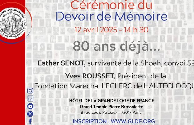 Cérémonie annuelle du devoir de mémoire