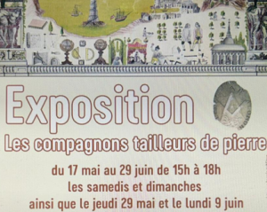 Affiche les compagnons tailleurs de pierre