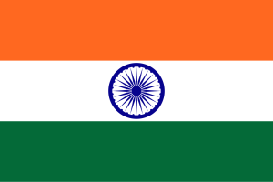 Drapeau indien – la chakra, roue de justice