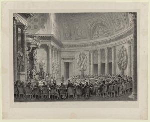 Le Sénat impérial peint par Louis Courtin - Source Musées de la Ville de Paris