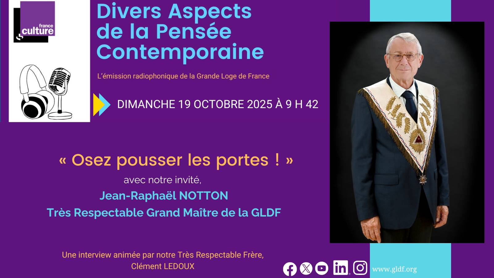 Émission radio du 19 octobre 2025