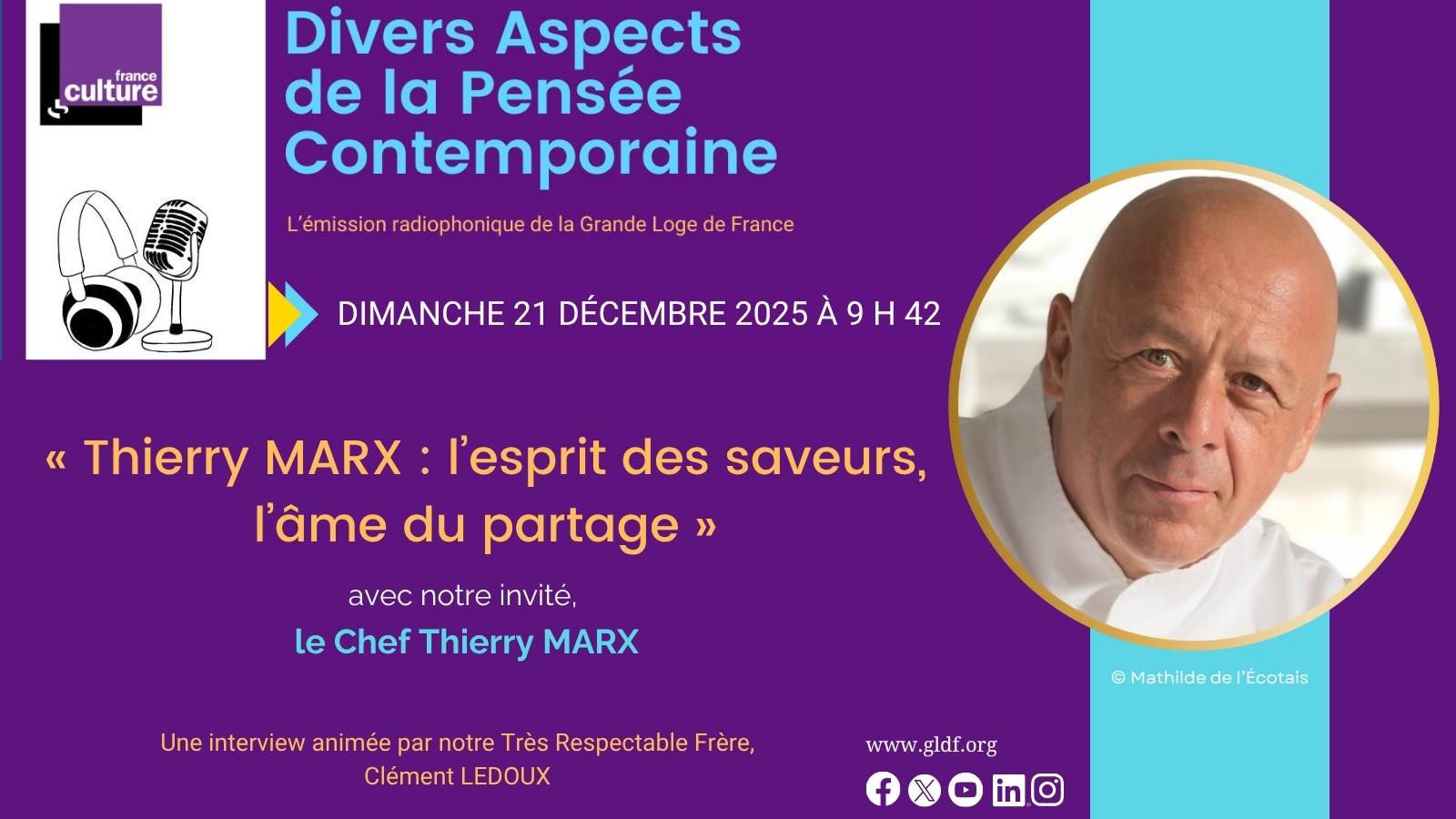 Émission radio du 21 décembre 2025