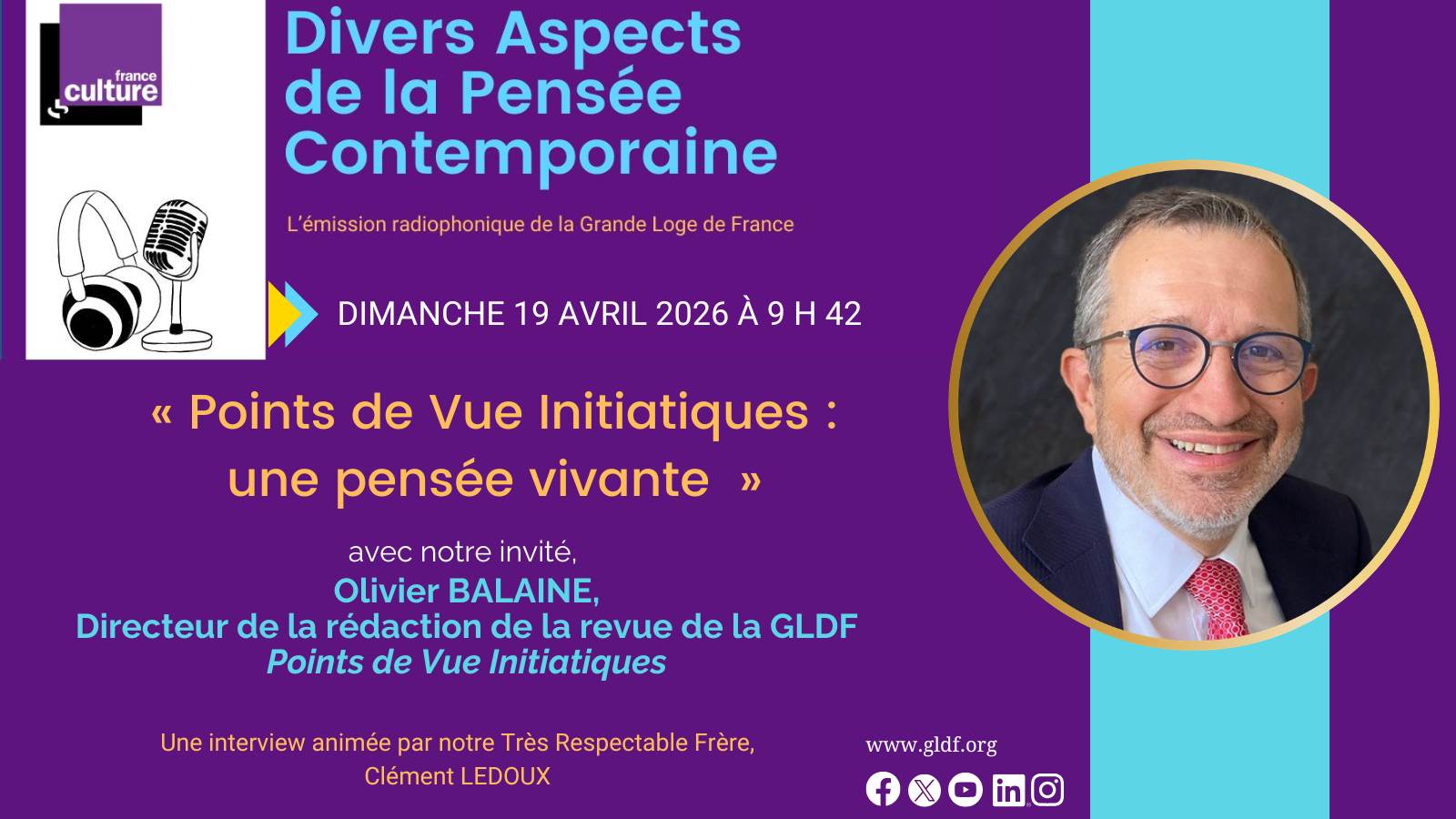 Émission radio du 19 avril 2026