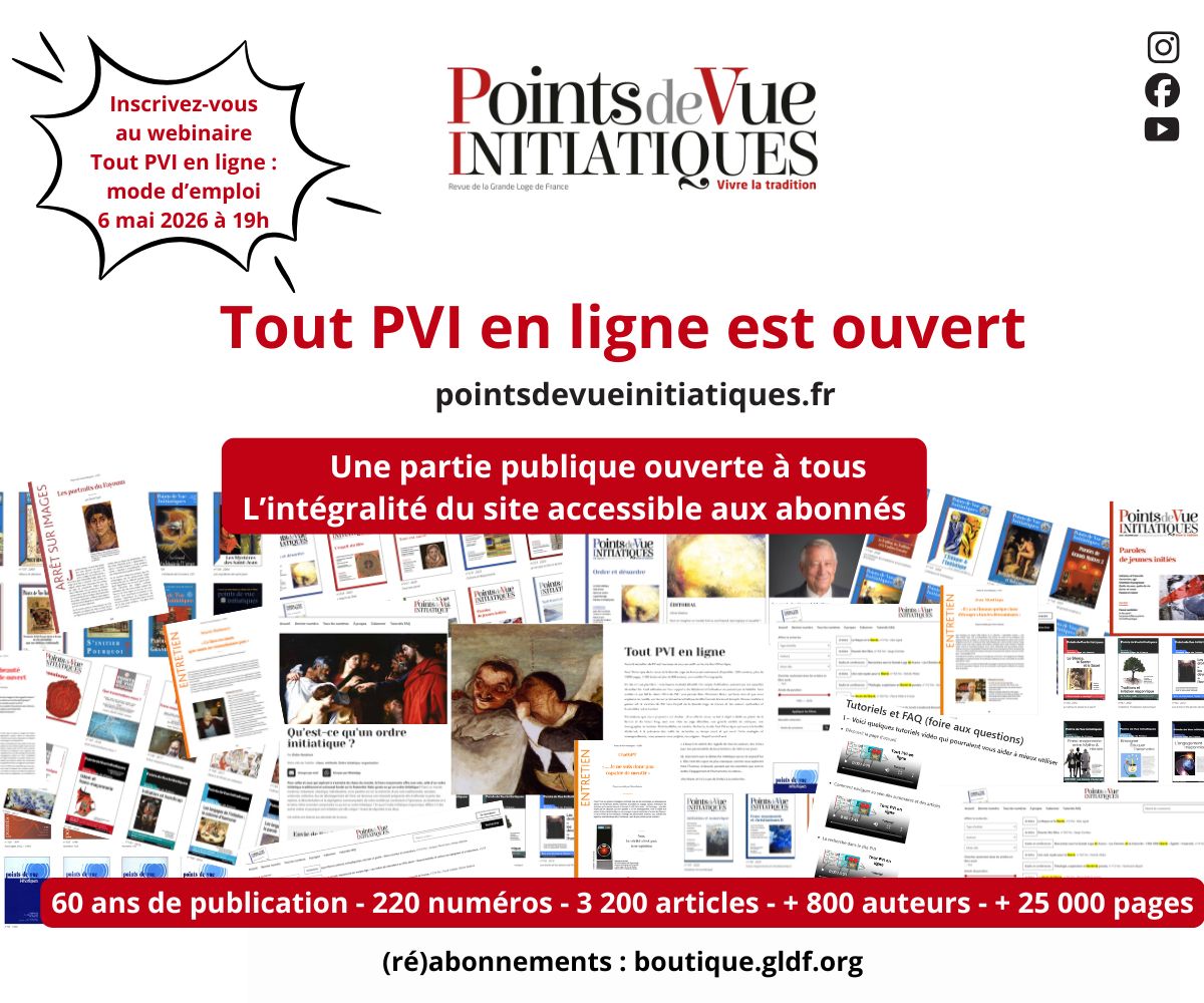 La Grande Loge de France ouvre au public 60 ans de publications… et des contenus inédits