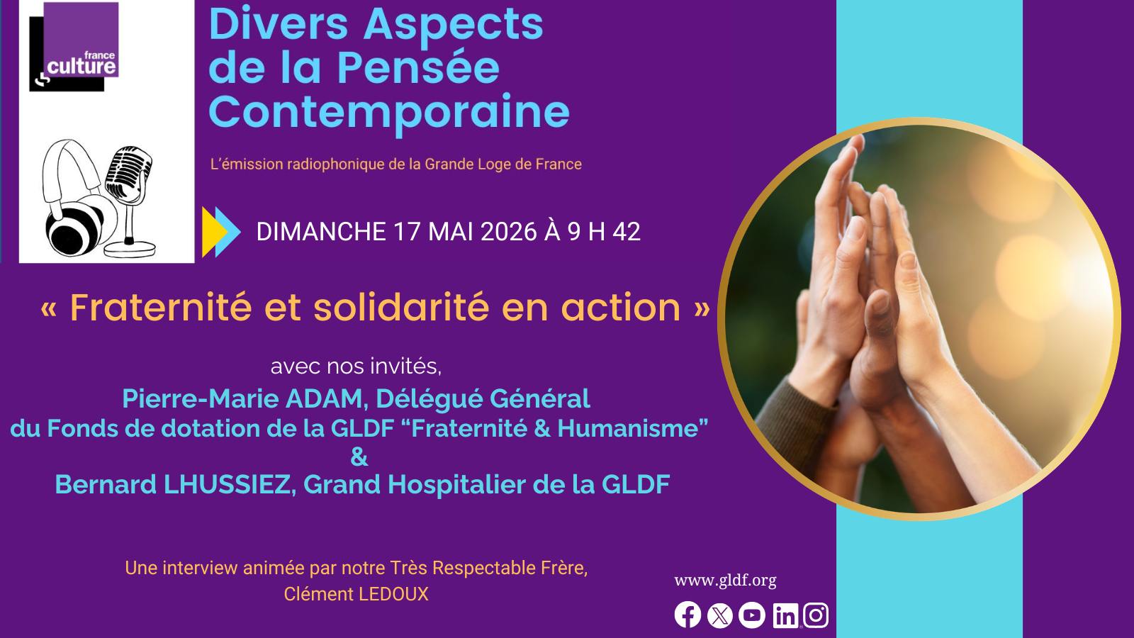 Émission radio du 17 mai 2026