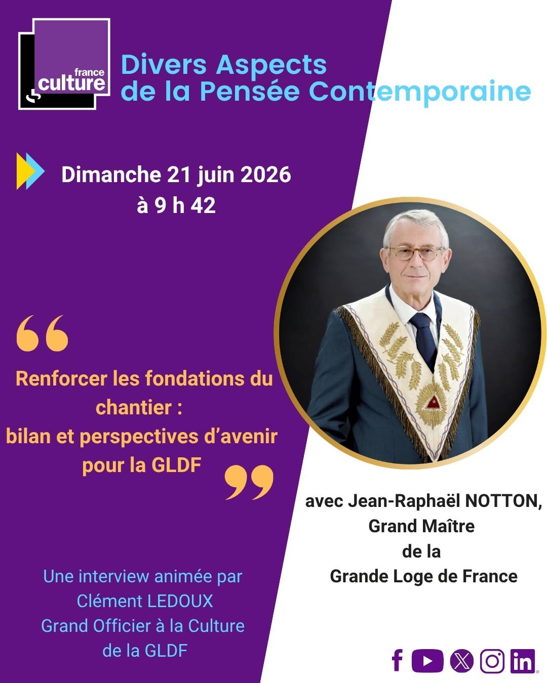 Émission radio du 21 juin 2026
