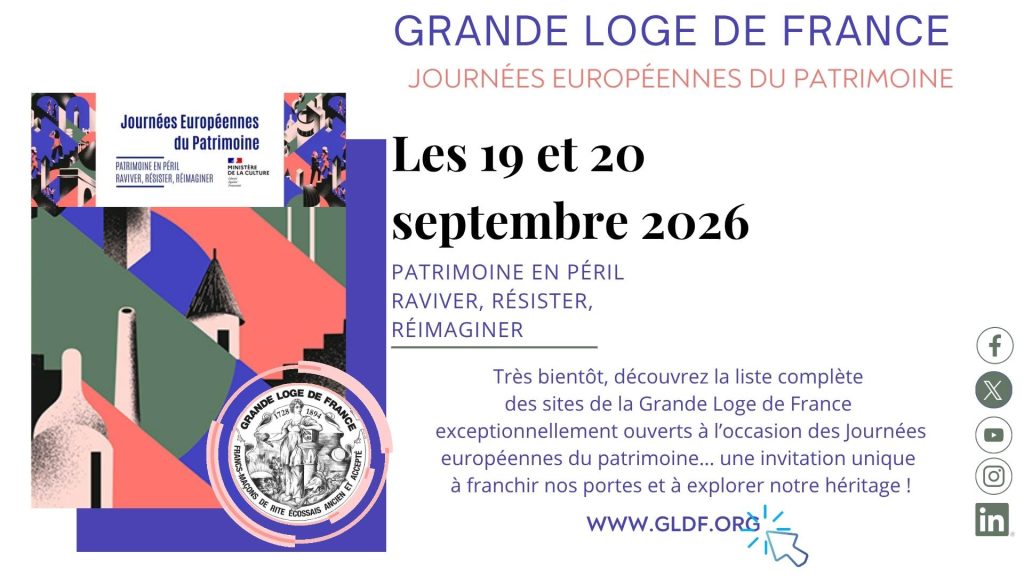 Journées européennes du patrimoine 2026