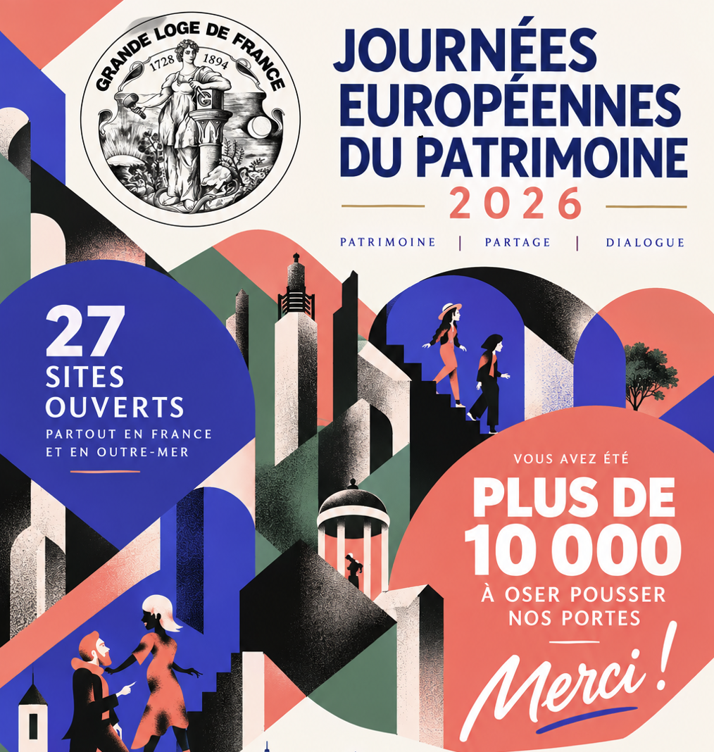 Journées européennes du patrimoine 2026 : plus de 10 000 visiteurs accueillis par la Grande Loge de France