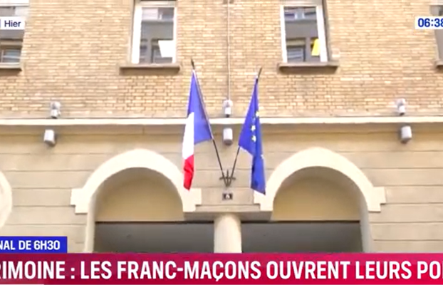 LCI – reportage de LCI dans les locaux de la Grande Loge de France à l&rsquo;occasion des Journées Européennes du Patrimoine